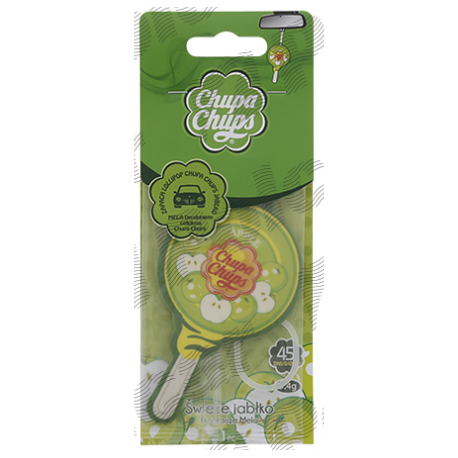 Désodorisant auto CHUPA CHUPS senteur POMME